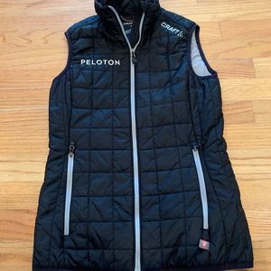 Peloton quilted vest womens X small by Craft